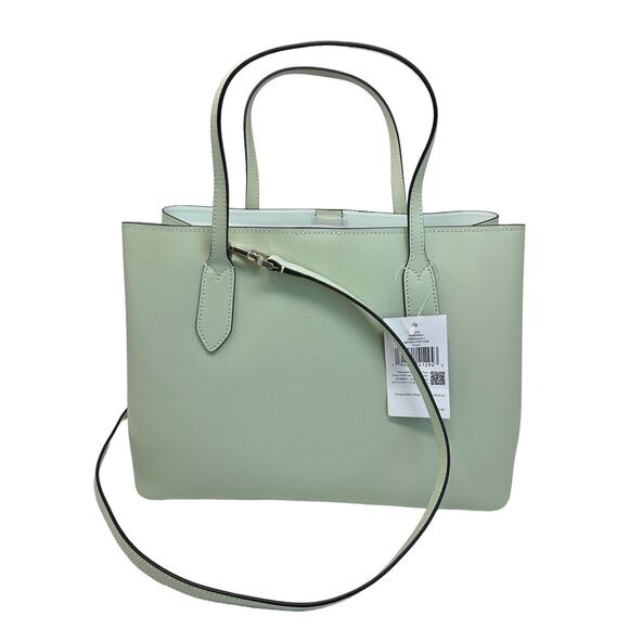 Kate Spade Harper Satchel Refined Grain Olive Leather Crossbody Bag WKR00064 - Picture 4 of 6